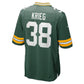 GB.Packers #38 Lenny Krieg Green Team Game Football Jersey