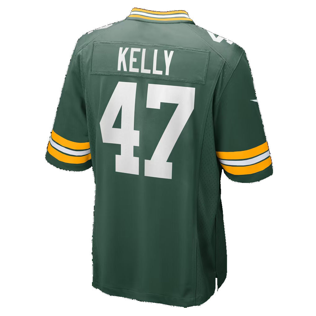 GB.Packers #47 Nyjalik Kelly Green Team Game Football Jersey