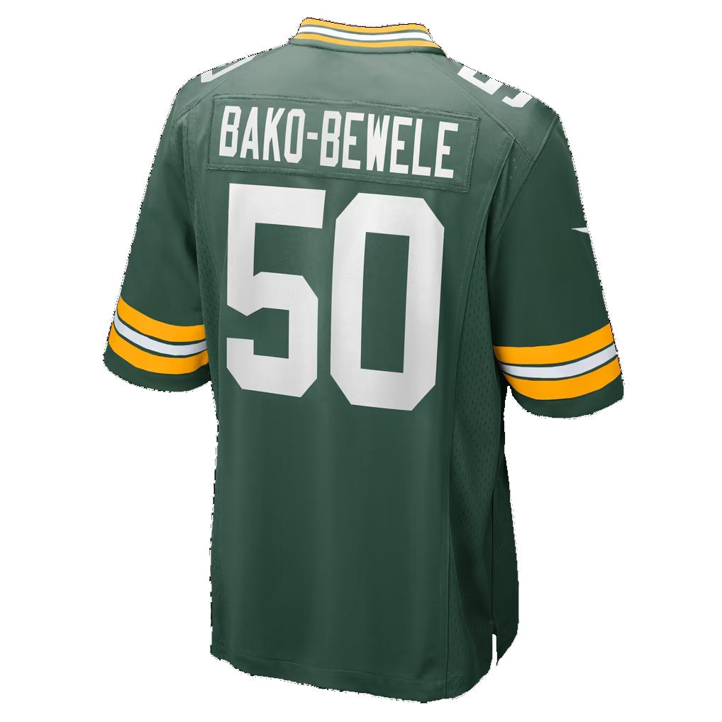 GB.Packers #50 Zach Bako-Bewele Green Puhics Team Game Jersey