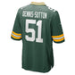 GB.Packers #51 Dani Dennis-Sutton Green Team Game Football Jersey