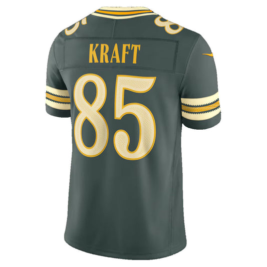 GB.Packers #85 Tucker Kraft Green 2026 Rivalries Collection Stitched Limited Football Jersey