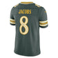 GB.Packers #8 Josh Jacobs Green 2026 Rivalries Collection Stitched Limited Football Jersey