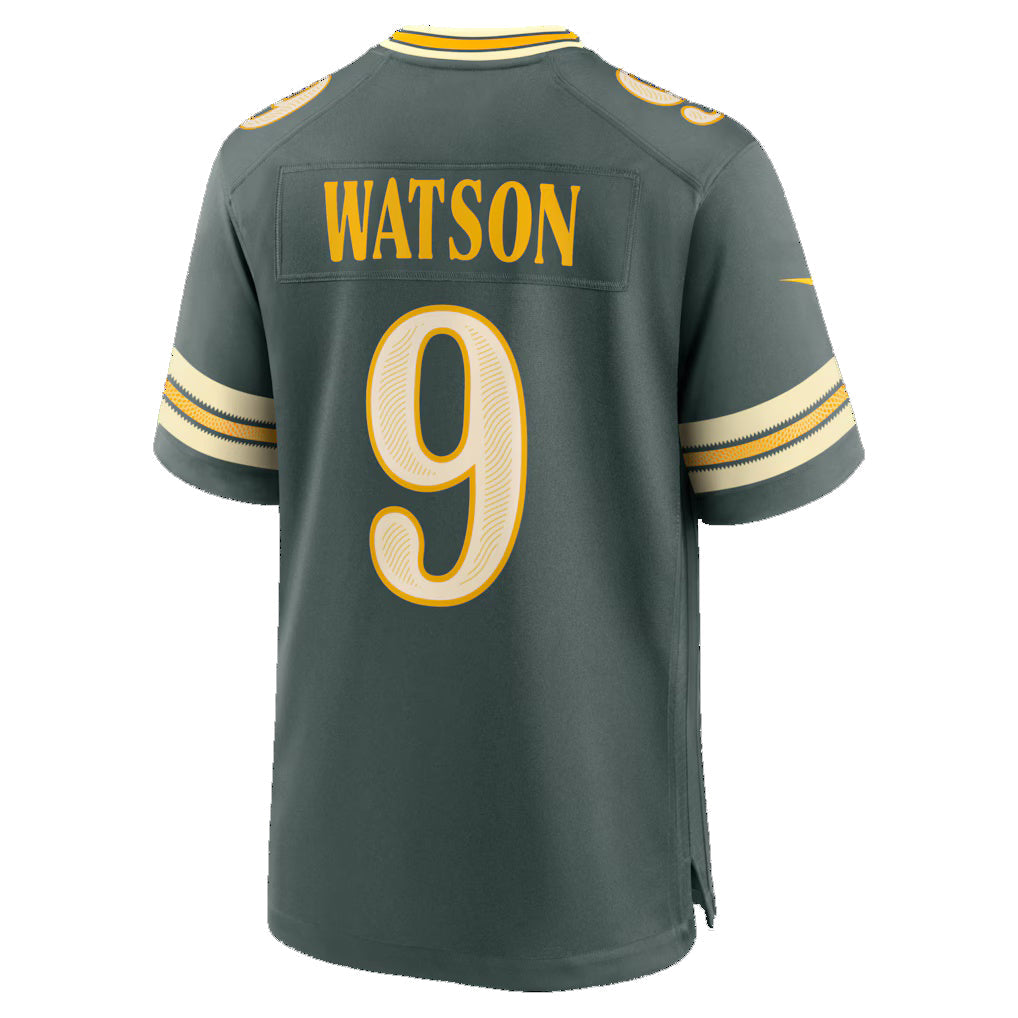 GB.Packers #9 Christian Watson Green 2026 Rivalries Collection Game Football Jersey