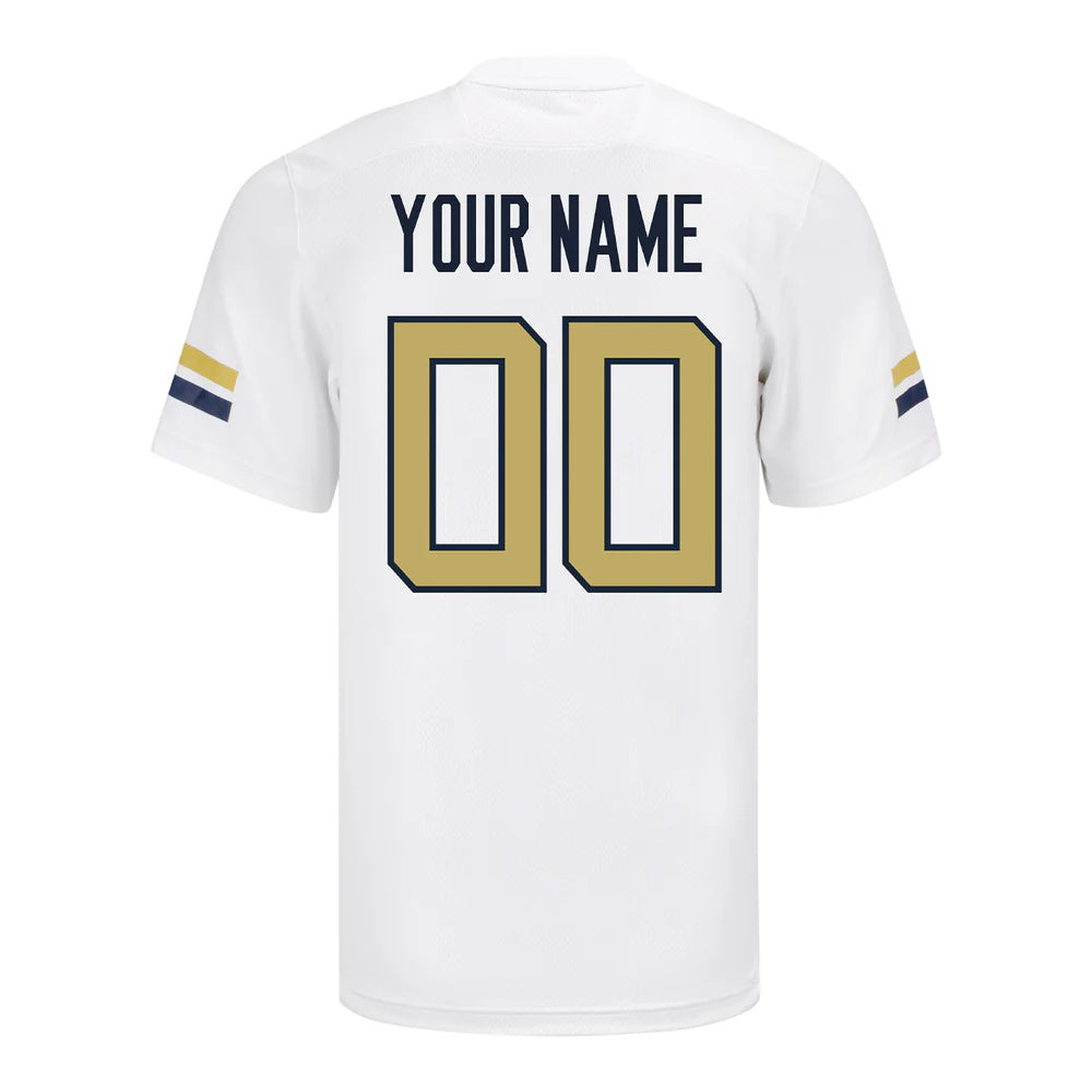 Custom G.Tech Premier White Football Stitched American College Jerseys