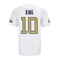 G.Tech #10 Haynes King Student Athlete  White Football Stitched American College Jerseys
