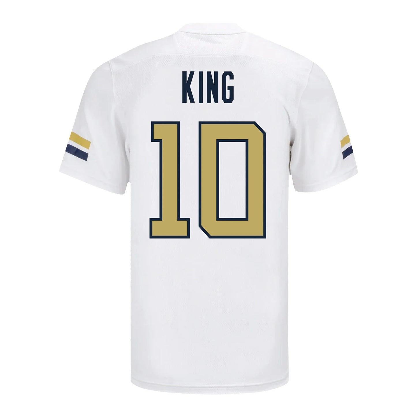 G.Tech #10 Haynes King Student Athlete  White Football Stitched American College Jerseys