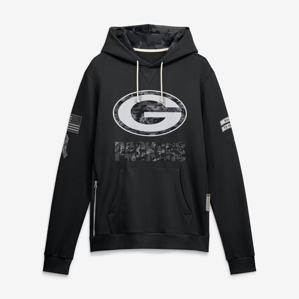 GB.Packers 2026 Salute To Service Club Pullover Hoodie Cheap sale Birthday and Christmas gifts Stitched American Football Jersey