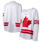 H.Canada White 2026 Replica Stitched American Hockey Jerseys