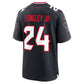H.Texans #24 Derek Stingley Jr. Navy Team 25th Season Game Football Jersey