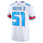 H.Texans #51 Will Anderson Jr. White 2026 Rivalries Collection Stitched Limited Football Jersey