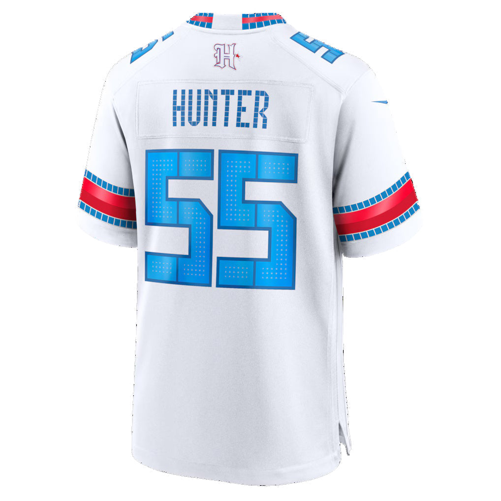 H.Texans #55 Danielle Hunter White 2026 Rivalries Collection Game Football Jersey