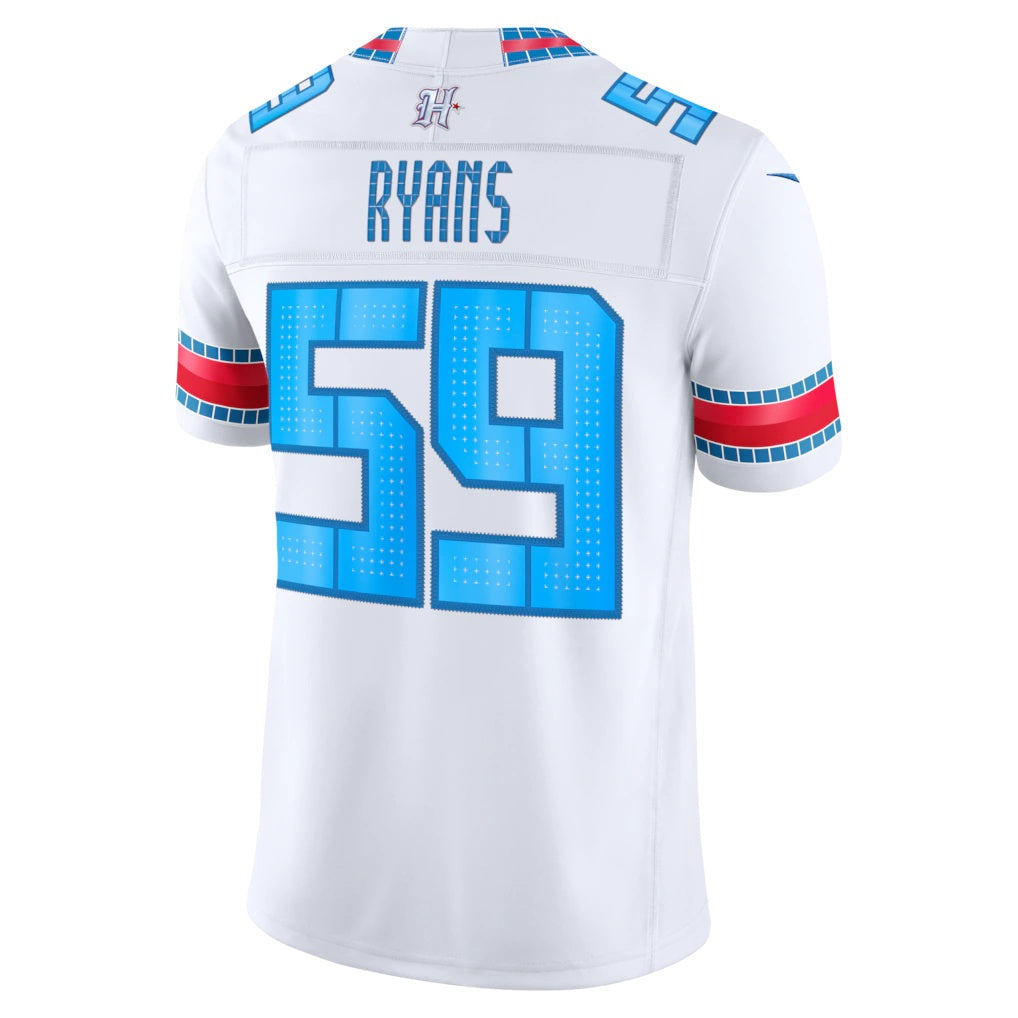 H.Texans #59 DeMeco Ryans White 2026 Rivalries Collection Stitched Limited Football Jersey