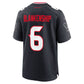 H.Texans #6 Reed Blankenship Navy Team Game American Football Jersey