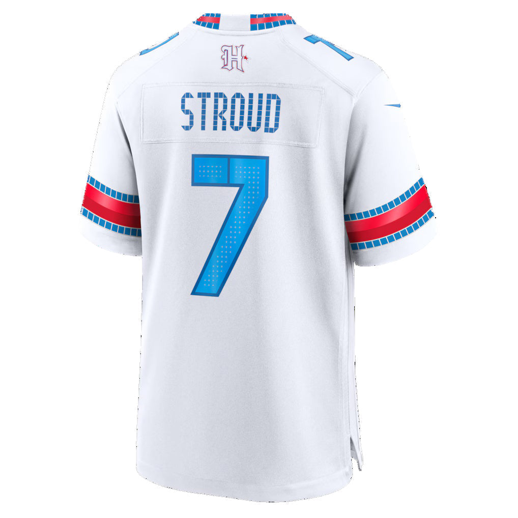 H.Texans #7 C.J. Stroud White 2026 Rivalries Collection Game Football Jersey