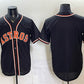Houston Astros Blank 2026 Fashion Replica Black Out Stitched Baseball Jersey