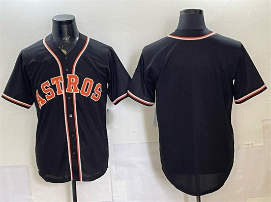Houston Astros Blank 2026 Fashion Replica Black Out Stitched Baseball Jersey