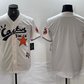 Houston Astros Blank Cream Cactus Jack Cool Base Baseball Jerseys