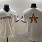 Houston Astros Team Big Logo White 2025 City Connect Limited Stitched Baseball Jerseys