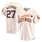 Houston Astros #27 Jose Altuve Throwback Cooperstown Vapor Premier Limited Jersey - All Stitched