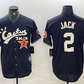 Houston Astros #2 Alex Bregman Black Cactus Jack Vapor Premier Stitched Baseball Jersey