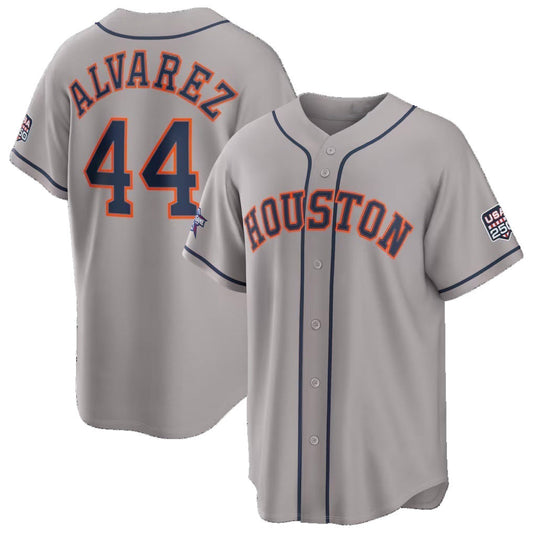 Houston Astros #44 Yordan Alvarez 2026 All-Star Game Gray Replica Baseball Jersey
