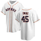Houston Astros #45 Tatsuya Imai White Home Limited Player Stitched Baseball Jersey
