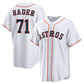Houston Astros #71 Josh Hader Home Replica Player Jersey - White Stitched Baseball Jersey