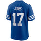 IN.Colts #17 Daniel Jones Royal Alternate Game Stitched American Football Jerseys