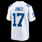 IN.Colts #17 Daniel Jones White Game Stitched American Football Jerseys