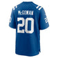 IN.Colts #20 Seth McGowan Royal Team Game Football Jersey
