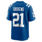 IN.Colts #21 DJ Giddens Royal Team Game American Football Jerseys