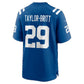 IN.Colts #29 Cam Taylor-Britt Royal Team Game Football Jersey