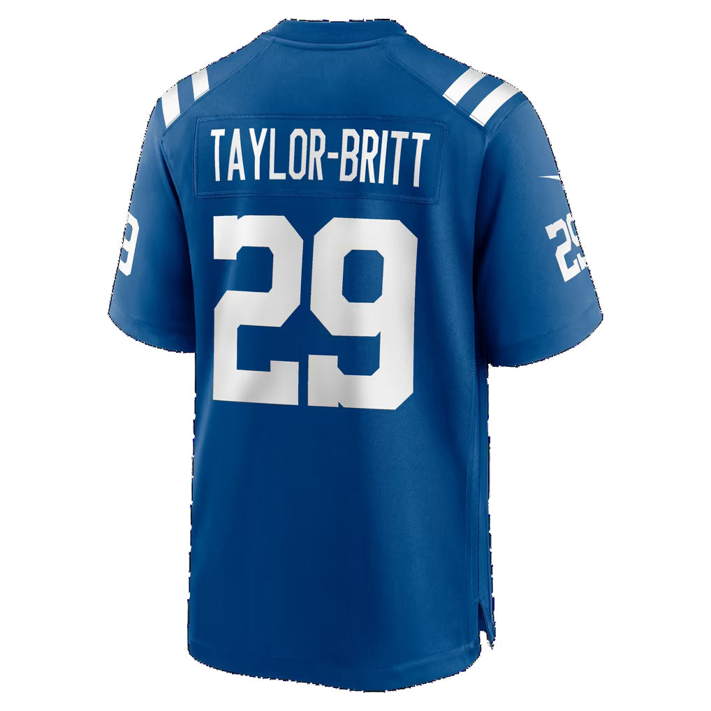 IN.Colts #29 Cam Taylor-Britt Royal Team Game Football Jersey