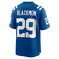 IN.Colts #29 Mekhi Blackmon Royal Team Game Stitched American Football Jerseys