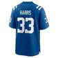 IN.Colts #33 Kenneth Harris Royal Team Game Football Jersey