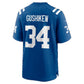 IN.Colts #34 Kapena Gushiken Royal Team Game Football Jersey