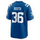 IN.Colts #36 Davon Booth Royal Team Game Football Jersey