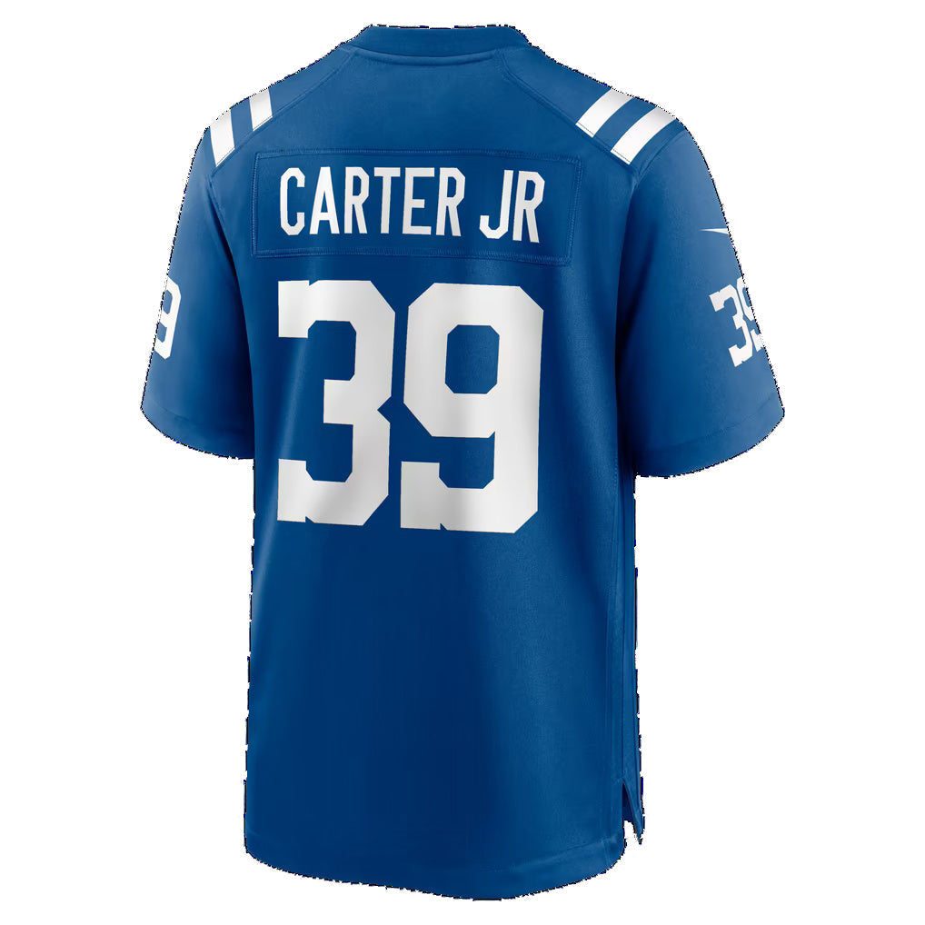 IN.Colts #39 Rob Carter Jr. Royal Team Game Football Jersey