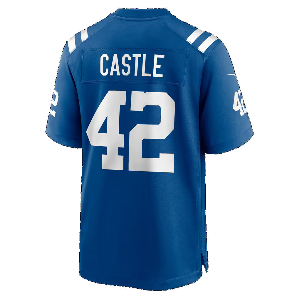 IN.Colts #42 Anderson Castle Royal Team Game Football Jersey