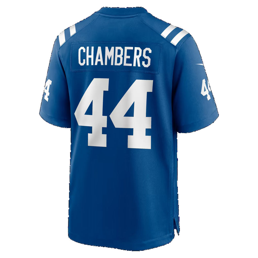 IN.Colts #44 Tahj Chambers Royal Team Game Football Jersey