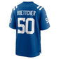 IN.Colts #50 Bryce Boettcher Royal Team Game Football Jersey