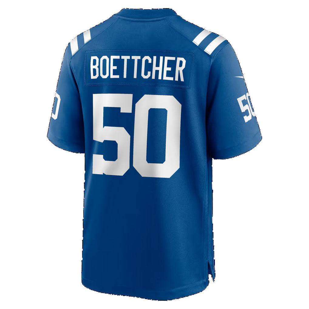 IN.Colts #50 Bryce Boettcher Royal Team Game Football Jersey