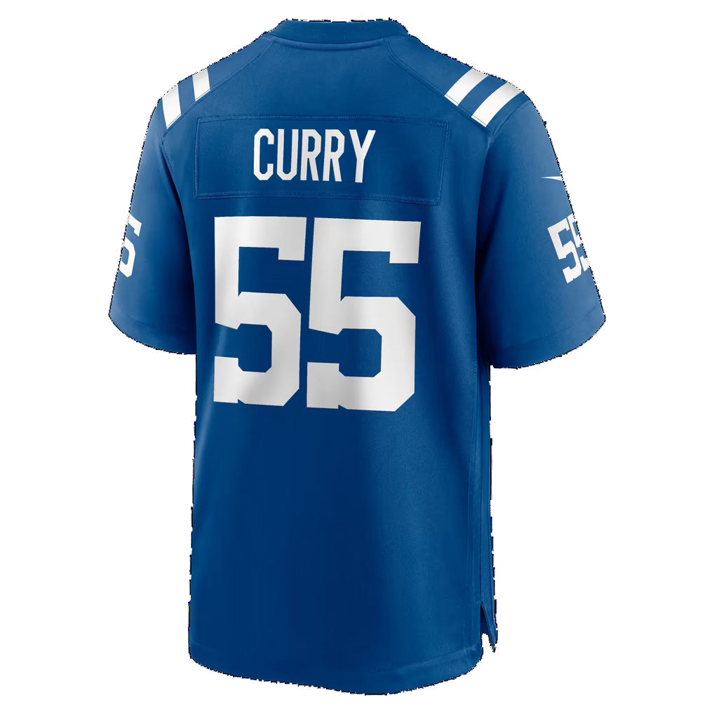 IN.Colts #55 Caden Curry Royal Team Game Football Jersey