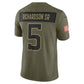 IN.Colts #5 Anthony Richardson Sr. Olive 2025 Salute to Service Limited Stitched American Football Jerseys