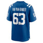 IN.Colts #63 Sedrick Van Pran-Granger Royal Team Game Football Jersey