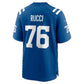 IN.Colts #76 Nolan Rucci Royal Team Game Football Jersey
