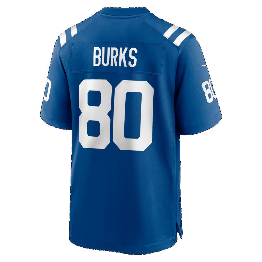 IN.Colts #80 Deion Burks Royal Team Game Football Jersey