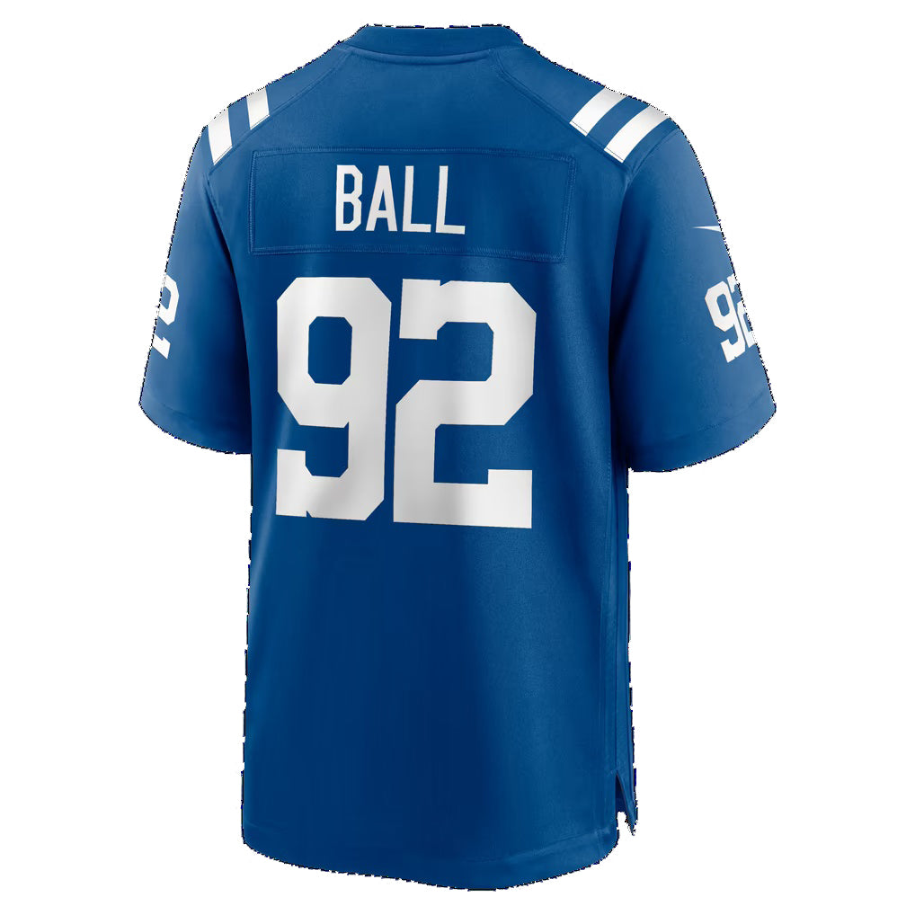 IN.Colts #92 Cameron Ball Royal Team Game Football Jersey