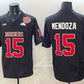 IN.Hoosiers #15 Fernando Mendoza Black F.U.S.E. 2025 National Champions Patch Stitched Football American College Jerseys