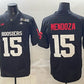 IN.Hoosiers #15 Fernando Mendoza Black F.U.S.E. 2026 Patch Stitched Basketball American College Jerseys